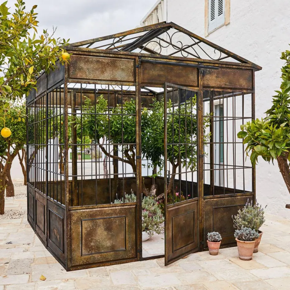 Gartenhäuser & Pavillons^LOBERON Pavillon Essone antikbraun