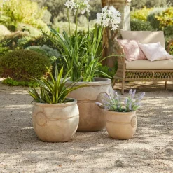 Übertöpfe & Amphoren^LOBERON Pflanztopf 3er Set Clorivon