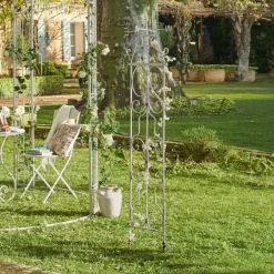 Rankhilfen^LOBERON Rankgitter Cyrille antikweiß