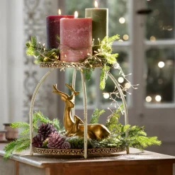 Weihnachtsfiguren^LOBERON Reh mit Kitz Tiralee