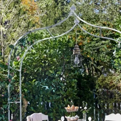 Rankhilfen^LOBERON Rosenbogen Dimarus antikweiß