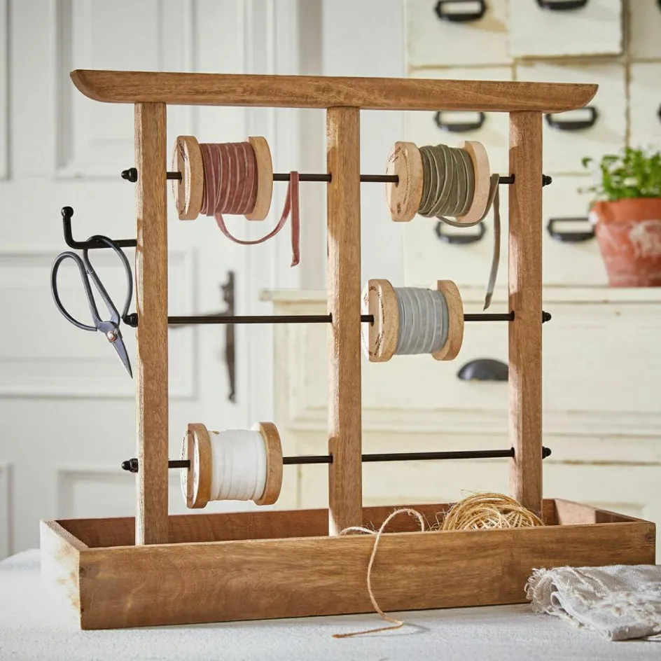 Geschenkverpackungen|Accessoires^LOBERON Samtband 4er Set Hilary blau/oliv/rot