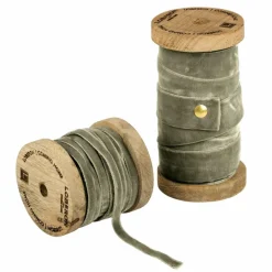 Geschenkverpackungen|Accessoires^LOBERON Samtband 2er Set Liandis olivgrün