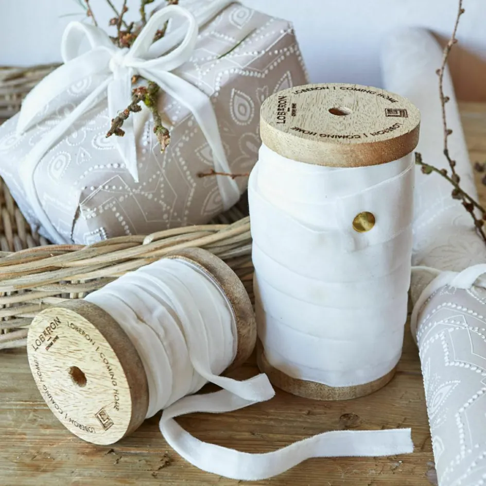 Geschenkverpackungen|Accessoires^LOBERON Samtband 2er Set Liandis creme