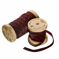 Geschenkverpackungen|Schreibwaren^LOBERON Samtband 2er Set Risorio rot