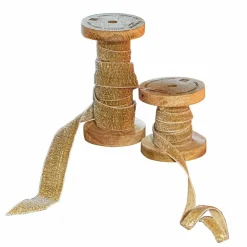 Geschenkverpackungen|Schreibwaren^LOBERON Samtband 2er Set Risorio gold