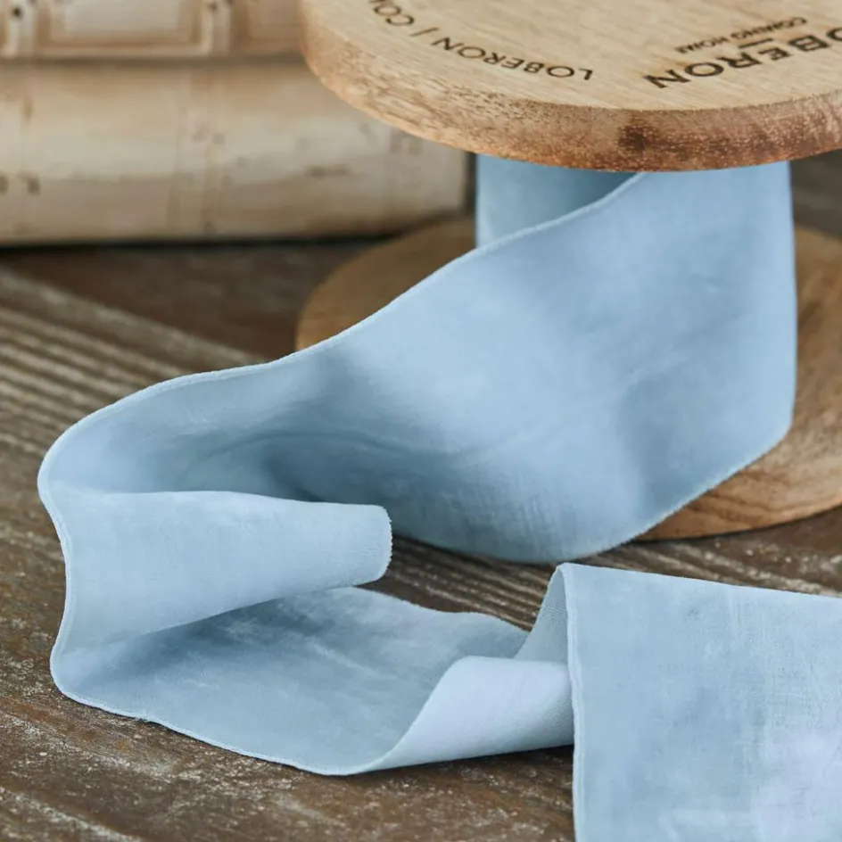 Geschenkverpackungen|Accessoires^LOBERON Samtband Phaedra blau