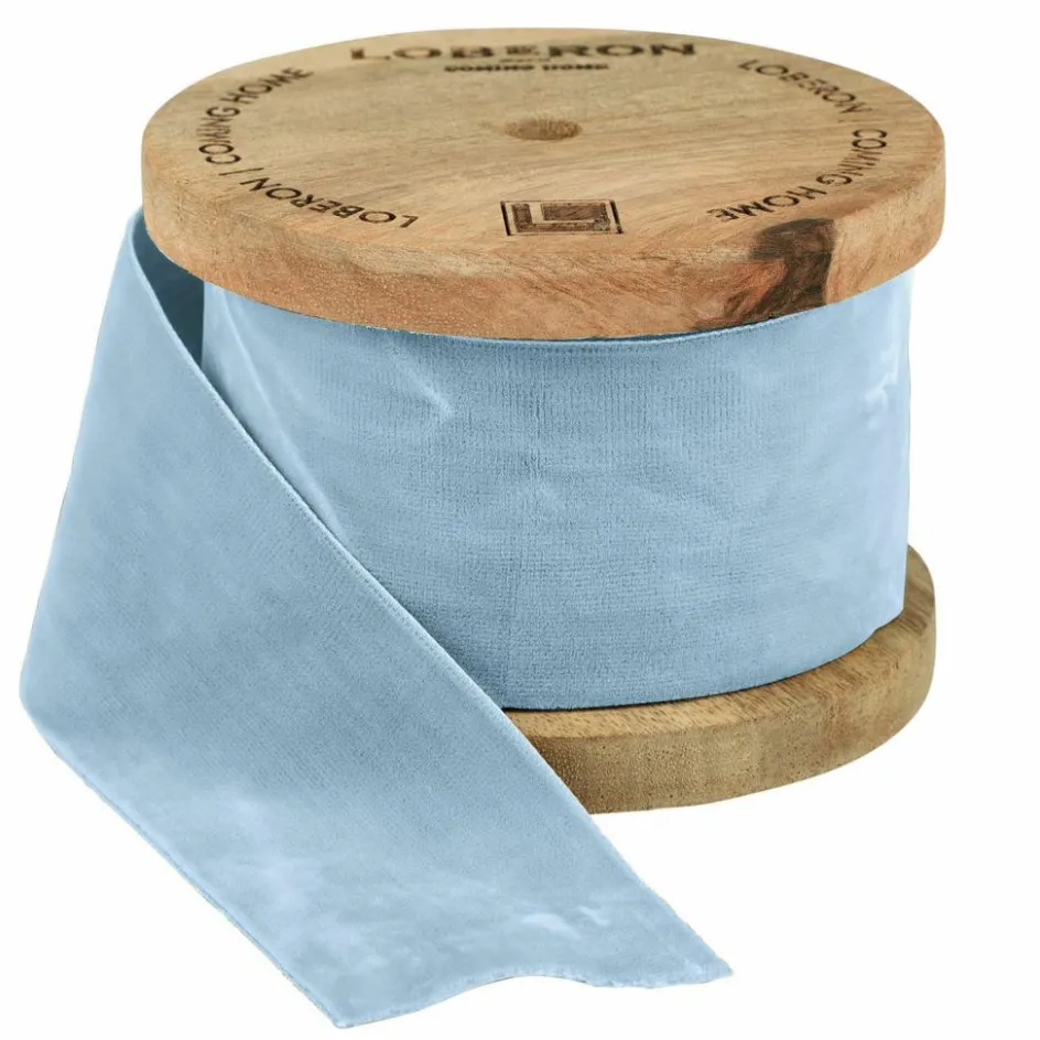 Geschenkverpackungen|Accessoires^LOBERON Samtband Phaedra blau