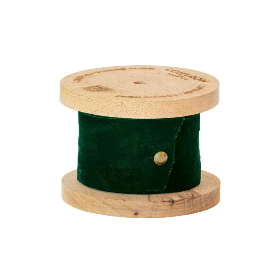 Geschenkverpackungen|Accessoires^LOBERON Samtband Phaedra dunkelgrün