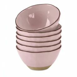 Geschirr|Geschirr^LOBERON Schüssel 6er Set Biarré rosa