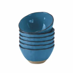 Geschirr|Geschirr^LOBERON Schüssel 6er Set Biarré blau