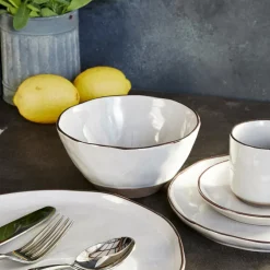 Geschirr|Geschirr^LOBERON Schüssel 6er Set Biarré weiß