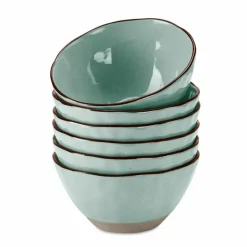 Geschirr|Geschirr^LOBERON Schüssel 6er Set Biarré türkis