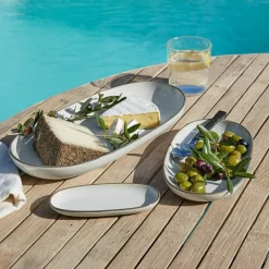 Geschirr|Geschirr^LOBERON Servierplatte 3er Set Biarré grau