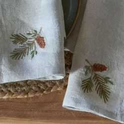 Tischwäsche|Weihnachtstischdeko^LOBERON Serviette 4er Set Arlida