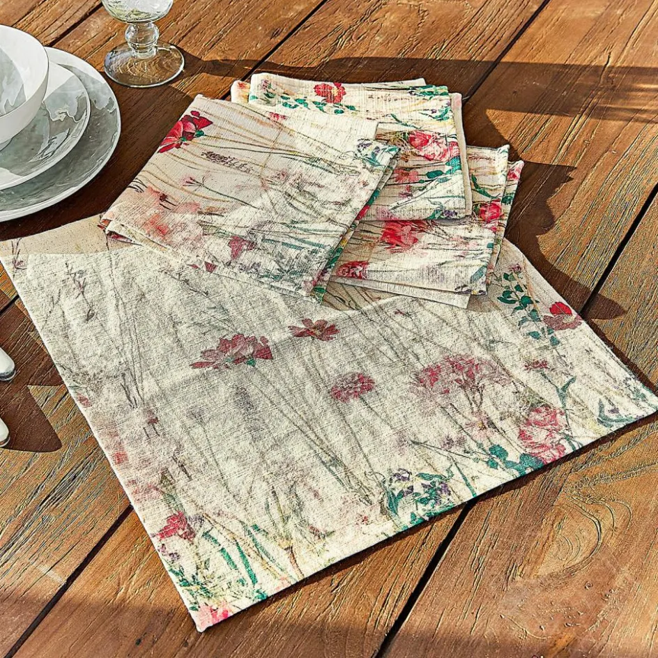 LOBERON Tischwäsche|Tischwäsche-Serviette 4er Set Briovene