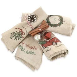 Tischwäsche|Weihnachtstischdeko^LOBERON Serviette 4er Set Camon