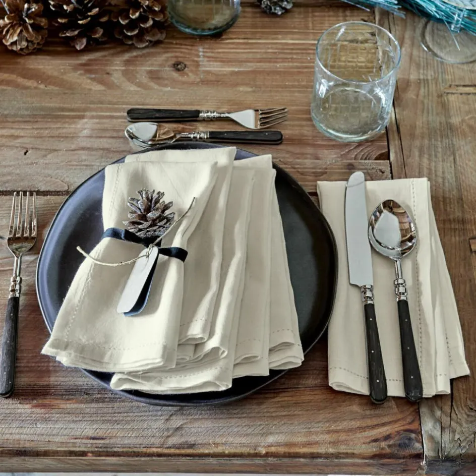 LOBERON Tischwäsche|Tischwäsche-Serviette 6er Set Fibi