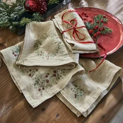 LOBERON Tischwäsche|Tischwäsche-Serviette 4er Set Lenius