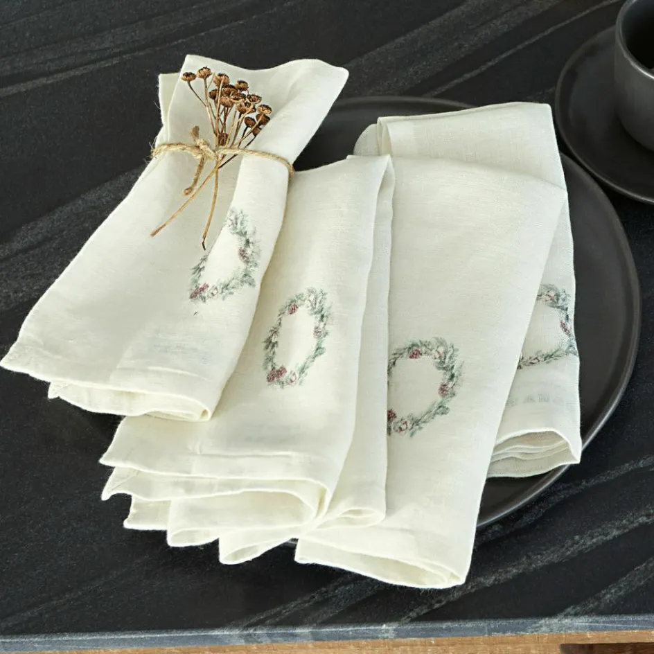 LOBERON Tischwäsche|Tischwäsche-Serviette 4er Set Torge