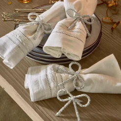 Weihnachtstischdeko^LOBERON Serviettenring 4er Set Eirael