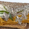 Küchenutensilien|Tischaccessoires^LOBERON Serviettenring 4er Set Fleur De Lis