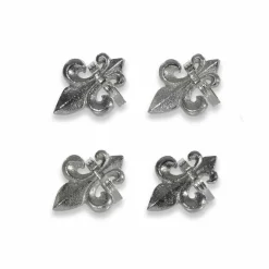 Küchenutensilien|Tischaccessoires^LOBERON Serviettenring 4er Set Fleur De Lis