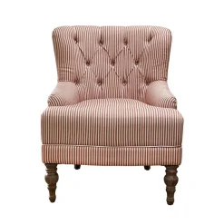 Sessel|Sessel^LOBERON Sessel Amuran rostrot/weiß