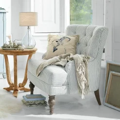 Sessel|Sessel^LOBERON Sessel Amuran blau/weiß