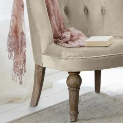 Sessel|Sessel^LOBERON Sessel Ardilleux creme/braun