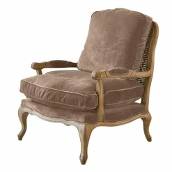 Sessel|Sessel^LOBERON Sessel Corlay taupe/braun