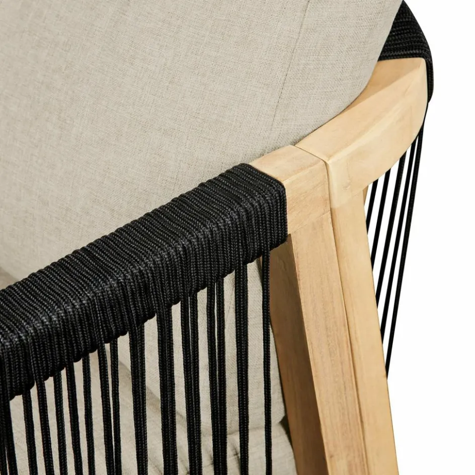 Sitzmöbel^LOBERON Sessel FSC®-100% Shreveport braun/beige