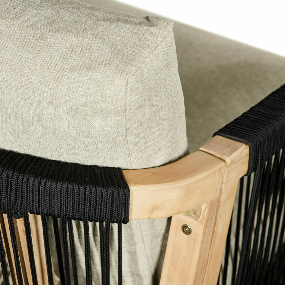 Sitzmöbel^LOBERON Sessel FSC®-100% Shreveport braun/beige