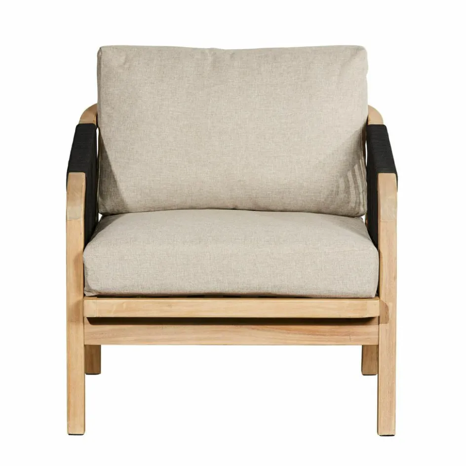 Sitzmöbel^LOBERON Sessel FSC®-100% Shreveport braun/beige