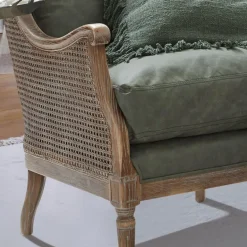 Sessel|Sessel^LOBERON Sessel Greenbrier antikbraun/grün