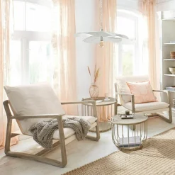 Sessel|Sessel^LOBERON Sessel Jowna creme/braun