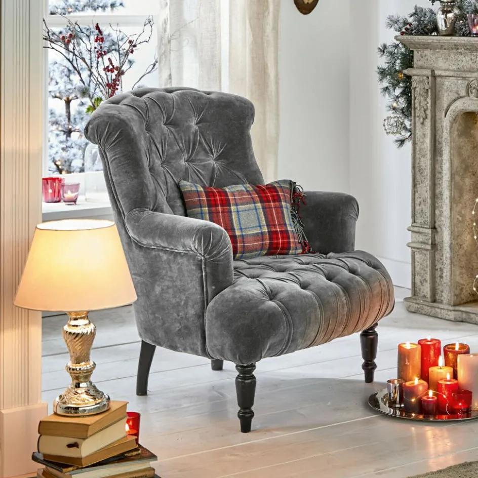 Sessel|Sessel^LOBERON Sessel Parranquet grau