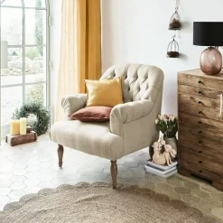 Sessel|Sessel^LOBERON Sessel Shambrook leinen