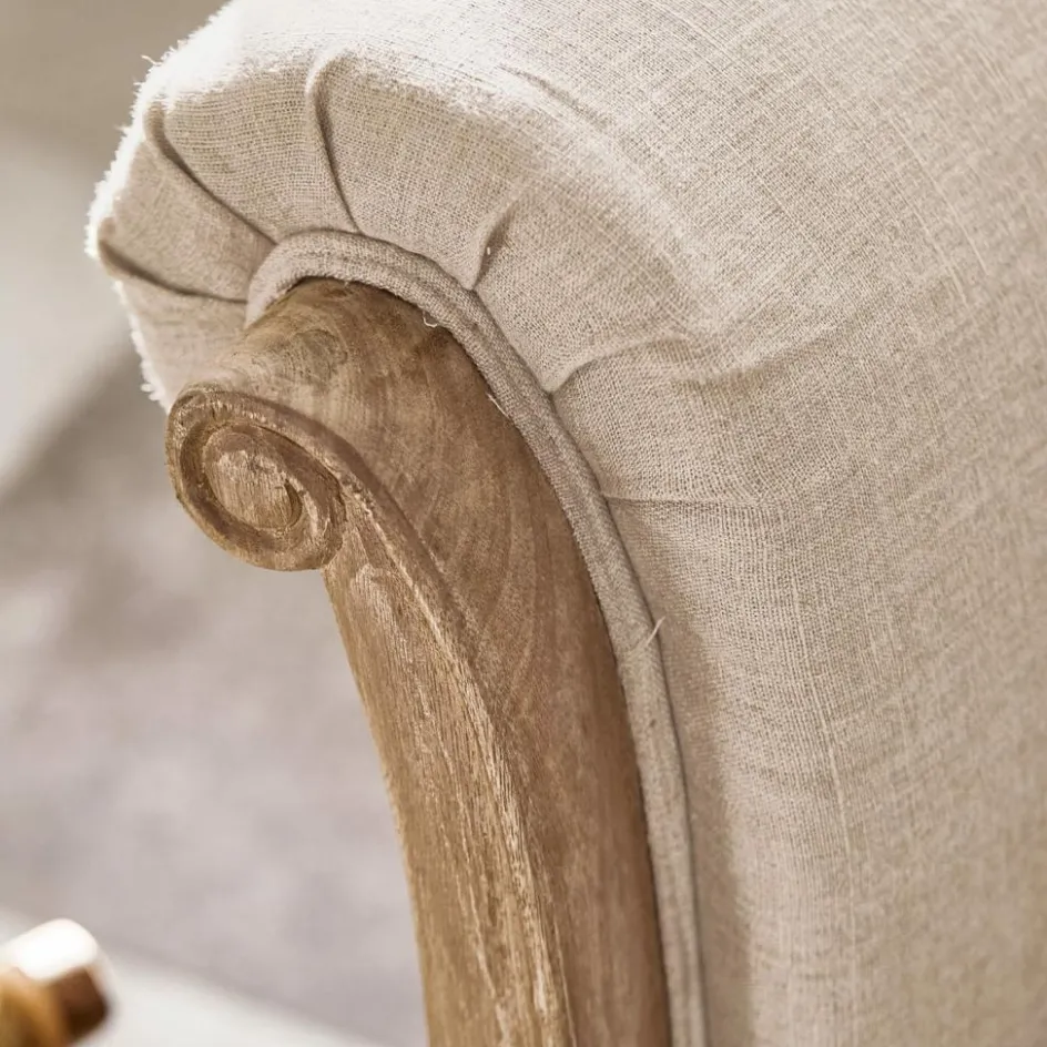 Sessel|Sessel^LOBERON Sessel Sumerset leinen/antikbraun