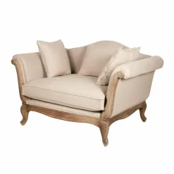 Sessel|Sessel^LOBERON Sessel Sumerset leinen/antikbraun