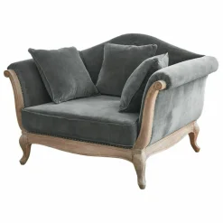 Sessel|Sessel^LOBERON Sessel Sumerset anthrazit/antikbraun