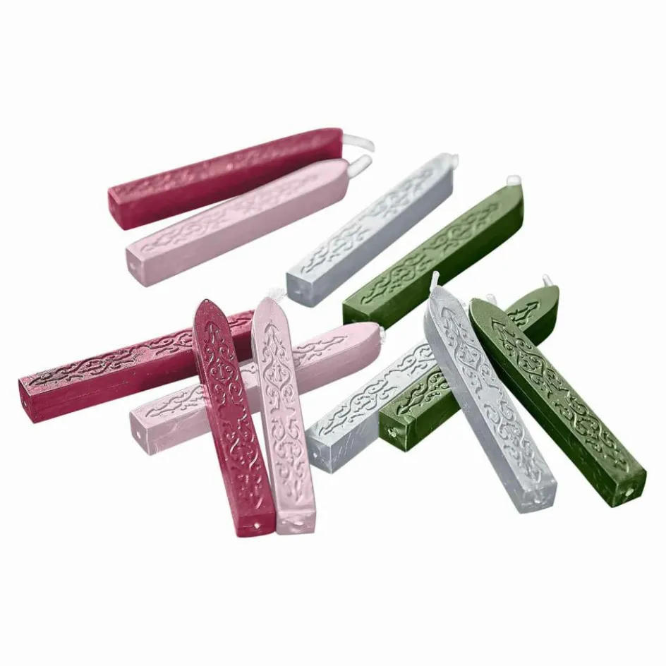 Geschenkverpackungen|Schreibwaren^LOBERON Siegelwachs 12er Set Movique bunt