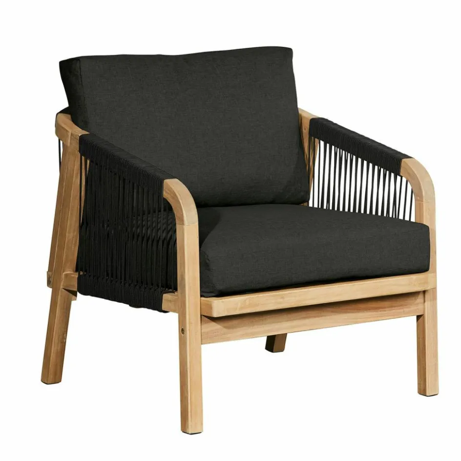 Sitzmöbel^LOBERON Sitzgruppe FSC®-100% Shreveport braun/anthrazit