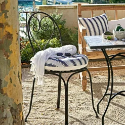 LOBERON Outdoor-Textilien-Sitzkissen 2er Set Bourrignon