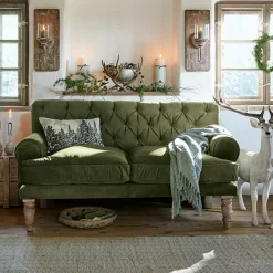 Sofas|Sofas^LOBERON Sofa Carme grün