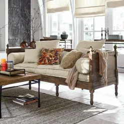 Sofas|Sofas^LOBERON Sofa Douville antikbraun/creme