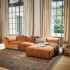 Sofas|Sofas^LOBERON Sofa McLean orange