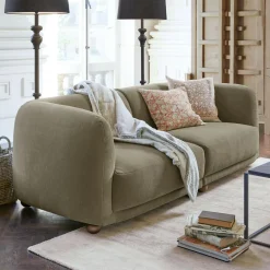 Sofas|Sofas^LOBERON Sofa Scintillique olivgrün