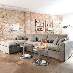 Sofas|Sofas^LOBERON Sofa Seaford grau