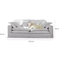 Sofas|Sofas^LOBERON Sofa Terell weiß